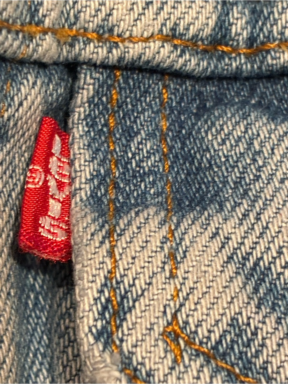 Vintage 80s Levi’s 70506 USA Denim Trucker Jacket Approx Size 40 M Distressed - Picture 6 of 15